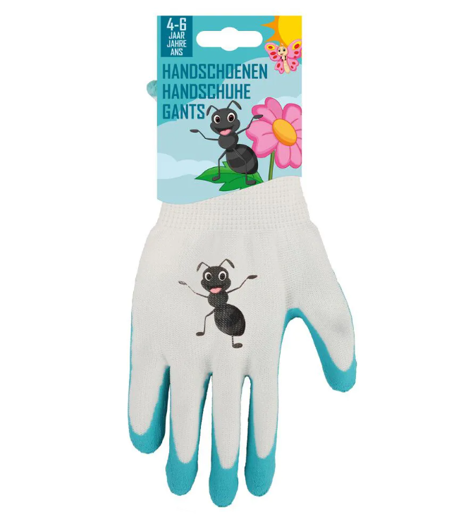 Kinderwerkhandschoenen - Mier - 3-4 jaar