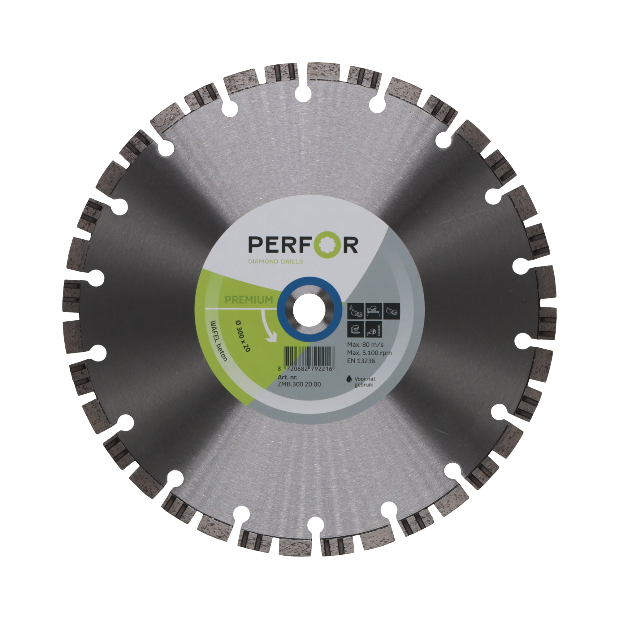 Beton WAFEL, Ø300, asgat 20