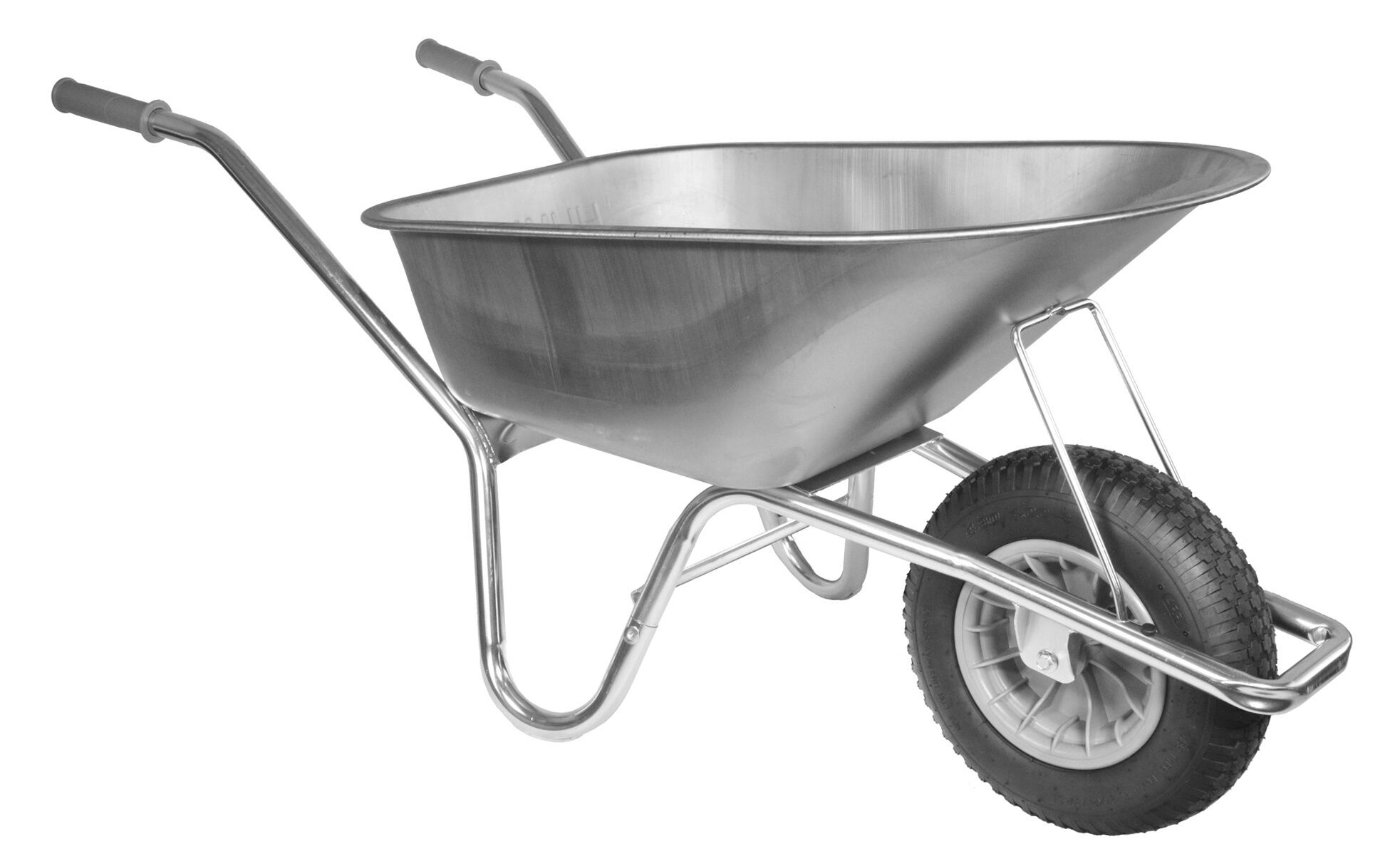 Klus kruiwagen verzinkt frame 85 L verzi