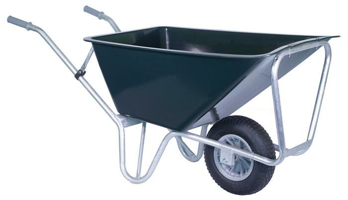 Stal kruiwagen groen Basic 160 L