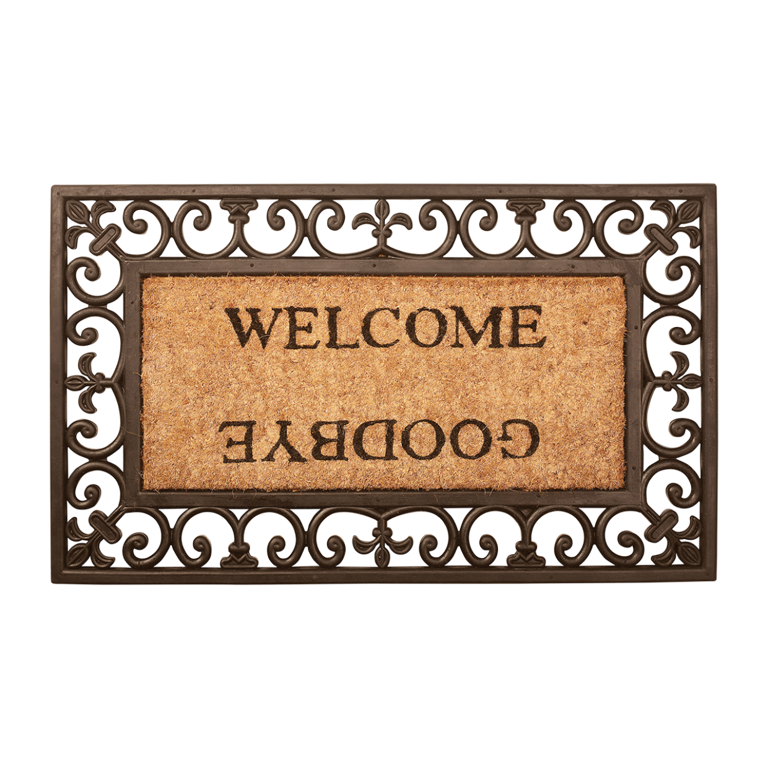Deurmat Welcome/Goodbye