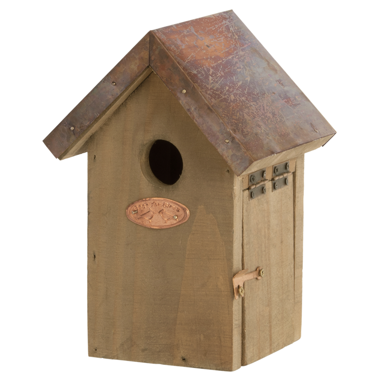 Nestkast winterkoning koperen dak