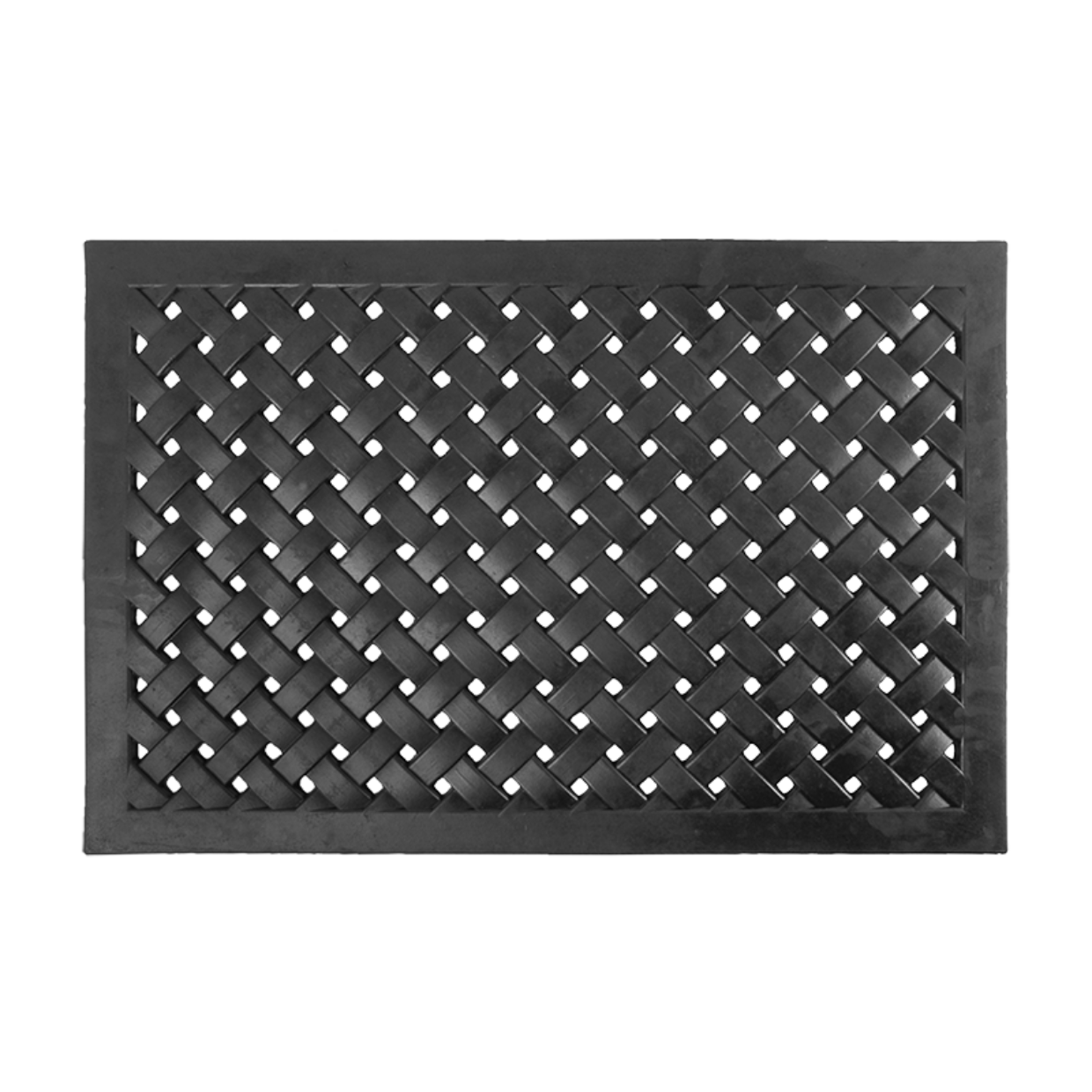 Deurmat tubber gevlochten L