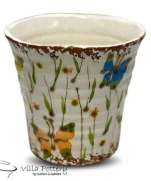 BABETTE 1_2 BUTTERFLY MIX FLOWERPOT19X18