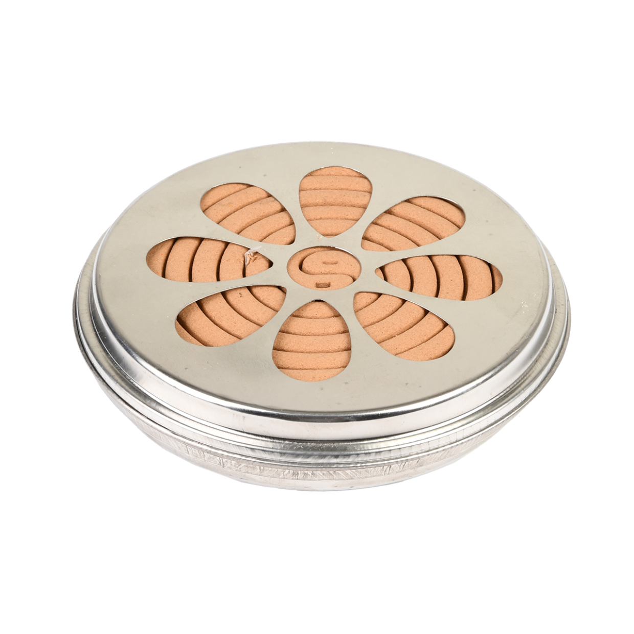 Citronella spiralen in zink