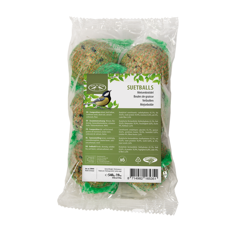 Vetbollen 6 stuks