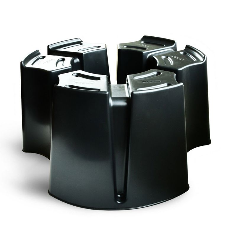 Harcostar regenton 3-delige voet t.b.v.