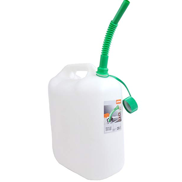 Benzinejerrycan 20 L transparant