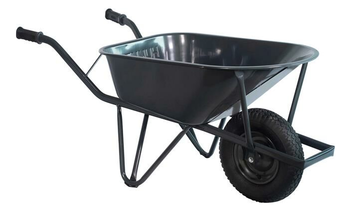 Bouw kruiwagen staal 85 L ovale buis ver