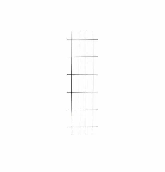 Metalen klimrek groen 150x45cm