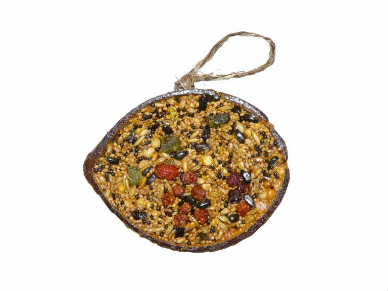 Cocosnoot + zaden + fruit