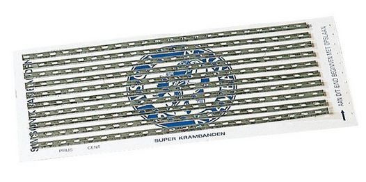 1 St Klompkrammen 028c Wit One Size