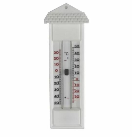 Buitenthermometer wit min/max