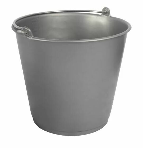 Bouwemmer grijs 20 liter 