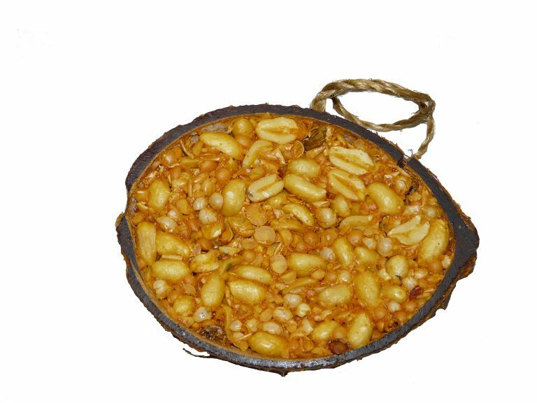 Cocosnoot+zaden+pinda