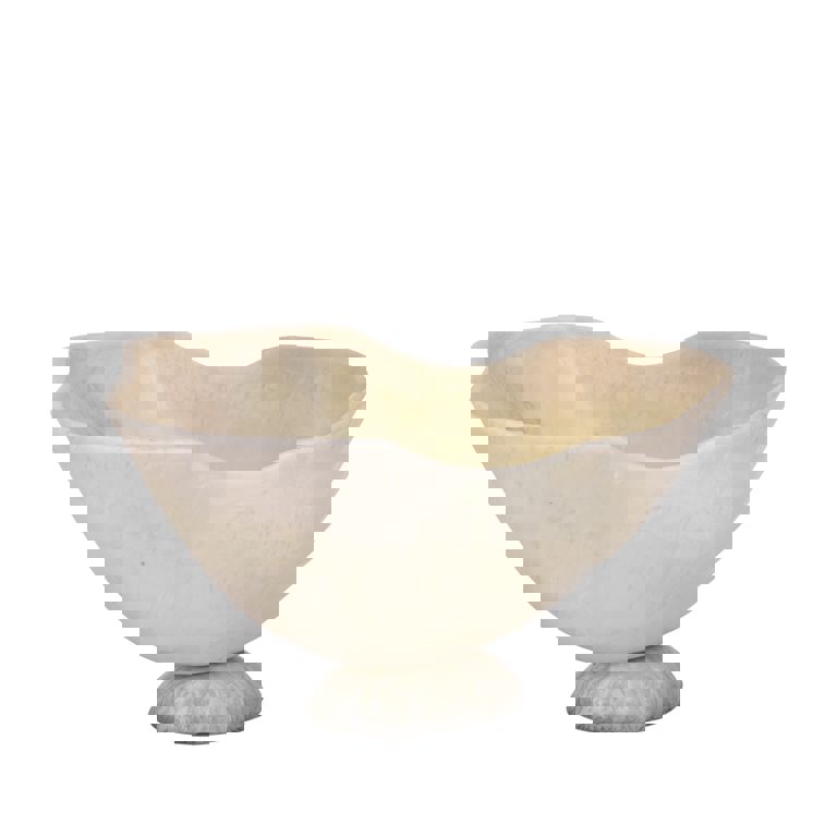 Cayley White poly organic shaped - big