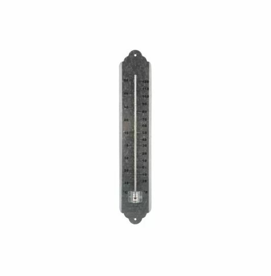 Thermometer metaal gegalvaniseerd 50 cm 