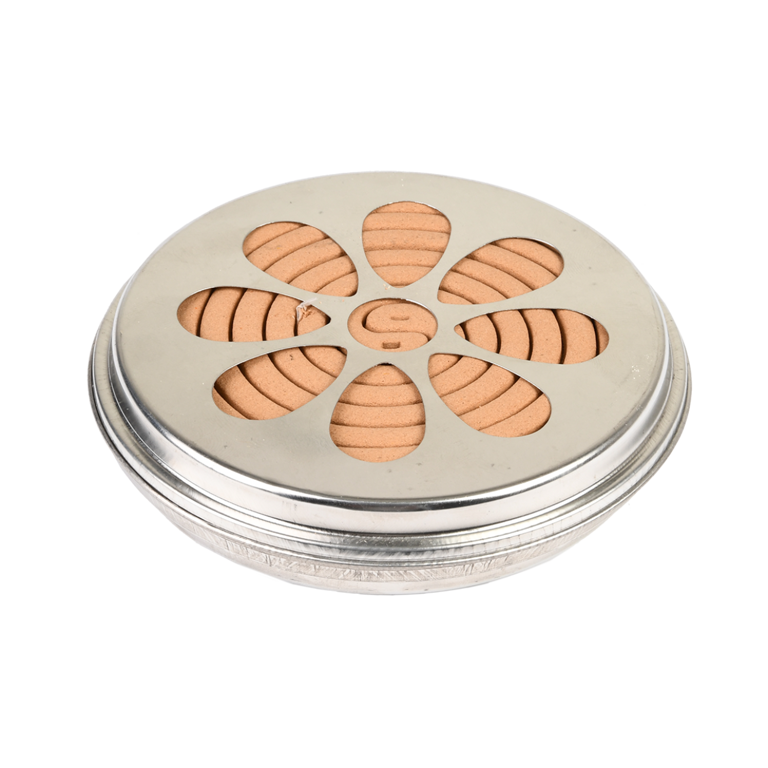 Citronella spiralen in zink