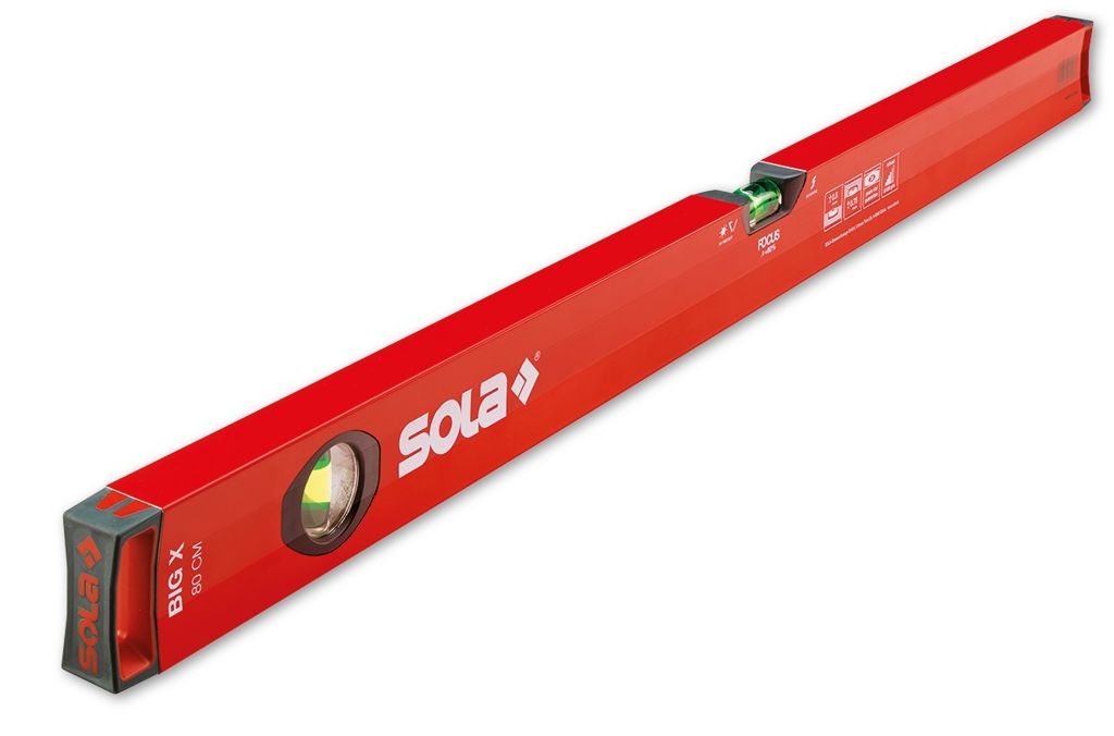 Alu-waterpas X-profiel Big X 80 cm