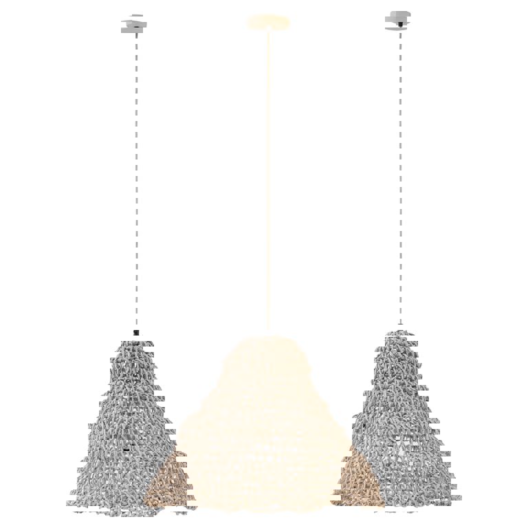 Dayo Natural paper rope hanging lamp ope