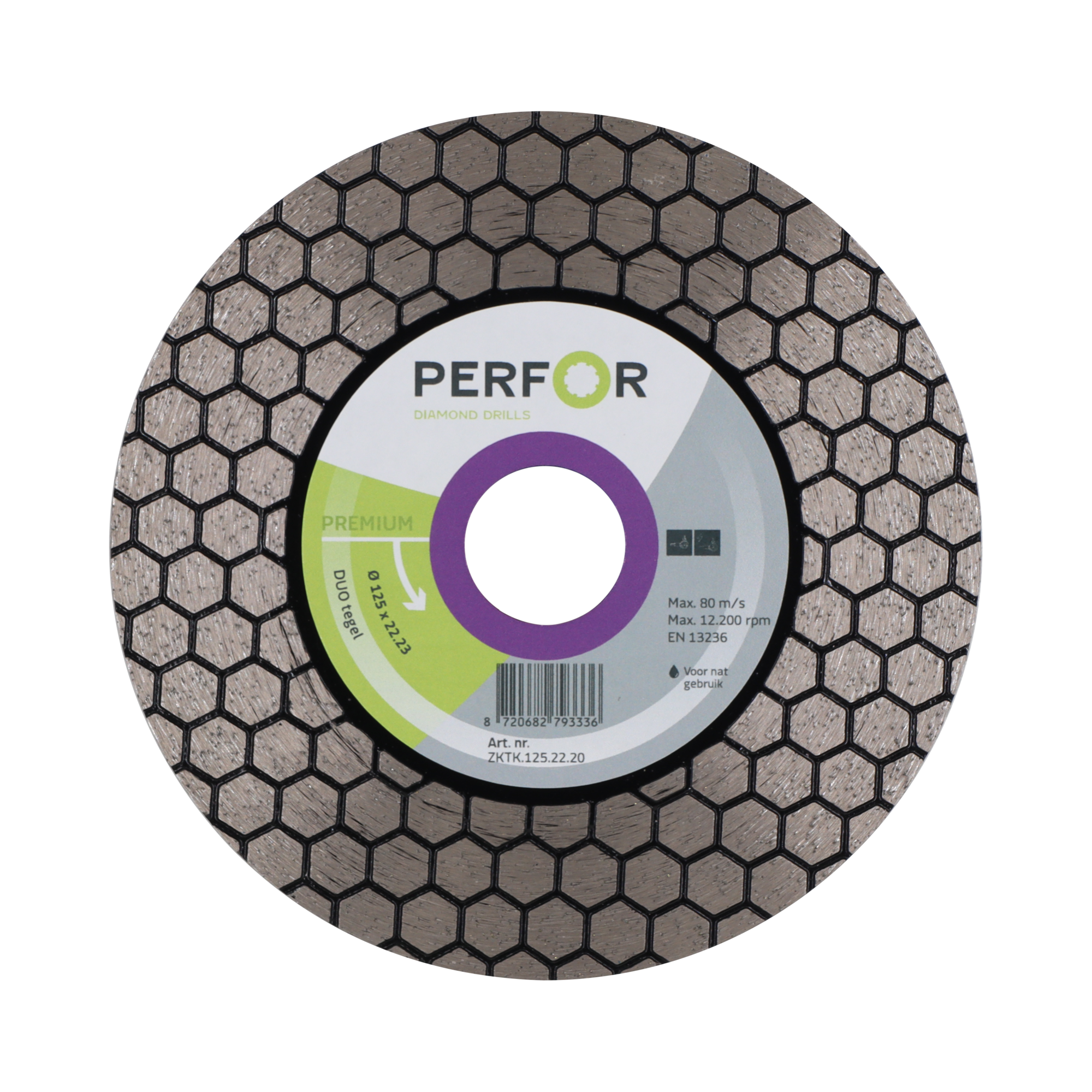 DUO tegel (met aanschuinkant)