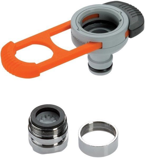 Adapter voor waterkranen binnenshuis