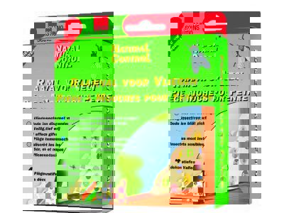 NC venstervliegenval 4 stuk/pak gekleurd