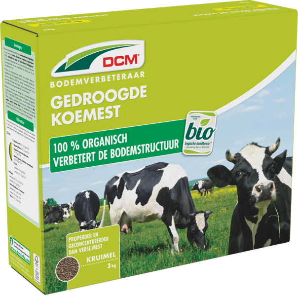 DCM Gedroogde Koemest 3 kg