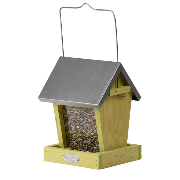 Combi pinda en zaad silo hout